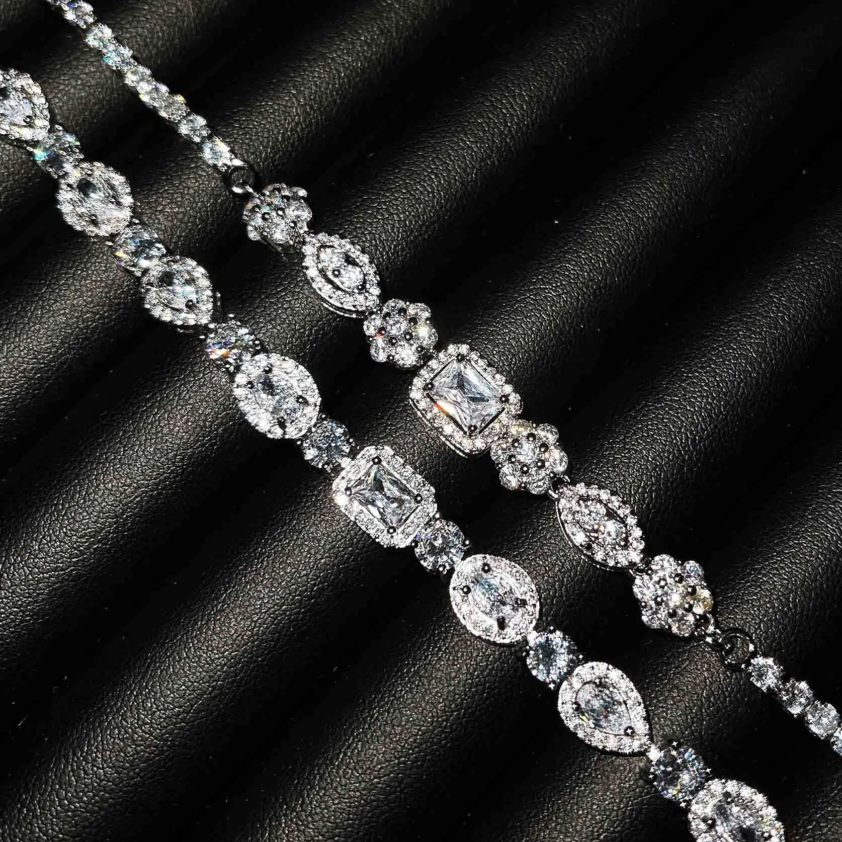 

New Products Original T Diamond Bracelet Women's Super Sparkling High Carbon Diamond Bracelets Luxury Jewelry Gifts Party