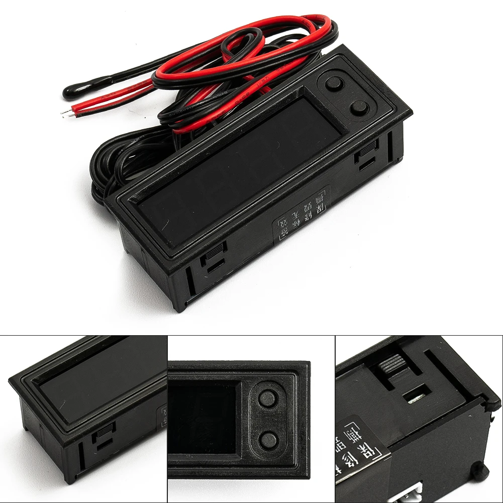 Автомобильные цифровые мини-часы 3 в 1 термометр вольтметр дисплей цифровой