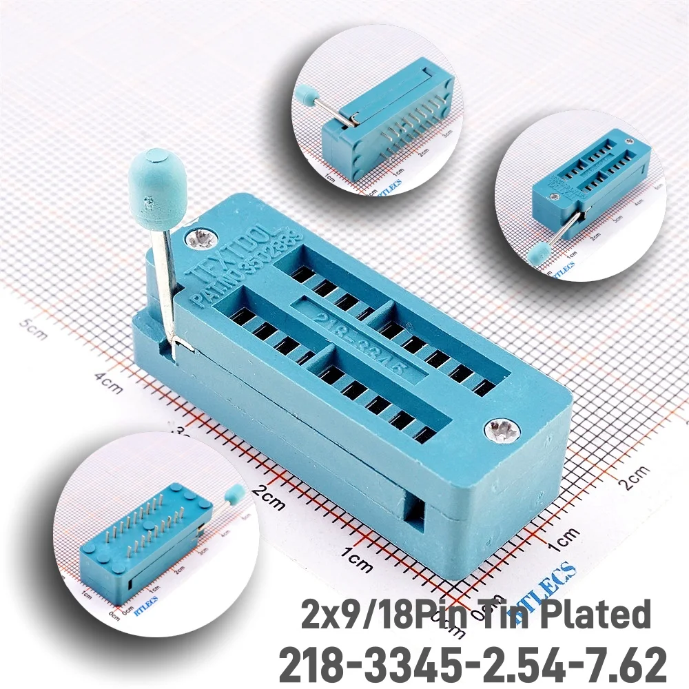 

RTLECS Тестовый разъем DIP ZIF 14-48 Pin 2.54 мм