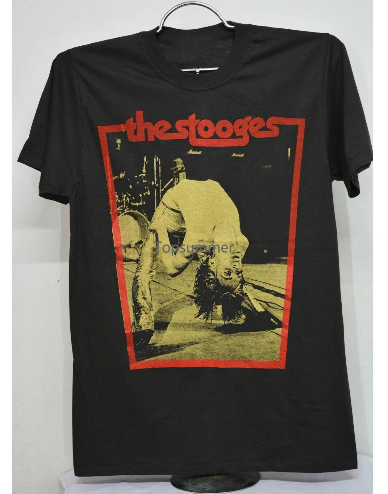 Футболка унисекс с коротким рукавом The Stooges Iggy Pop, Размеры S M L Xl Ss 30