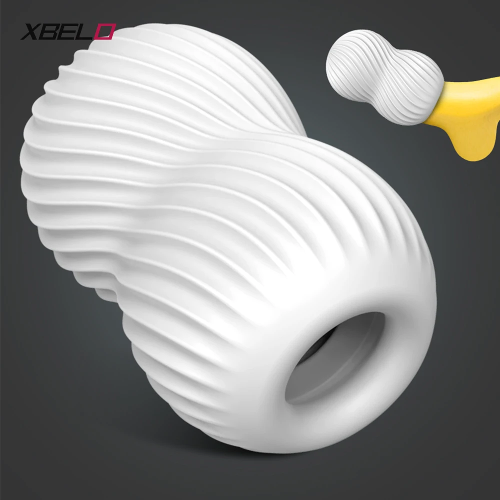 Ручная Мужская мастурбация товары с открытым концом силиконовый
