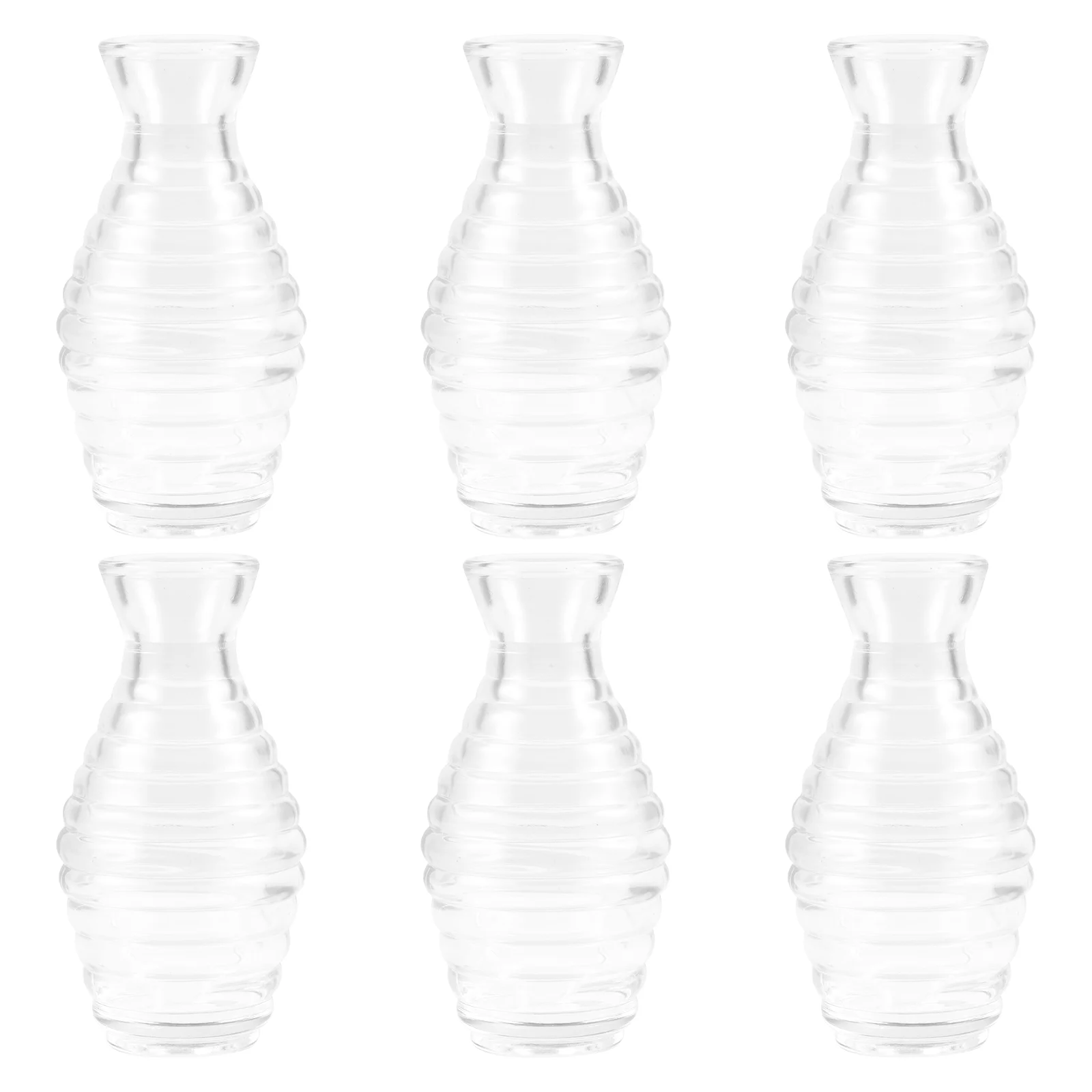 

6Pcs Refillable Aroma Bottles Fragrance Release Bottles Glass Essence Bottles
