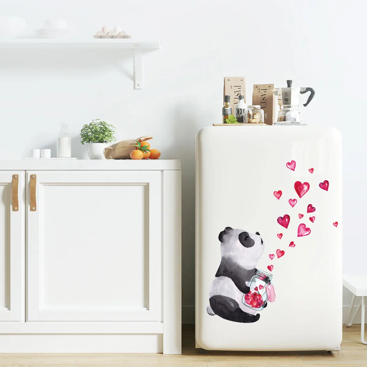 

Bedroom Love Panda Wholesale Kitchen Wall Decoration Sticker