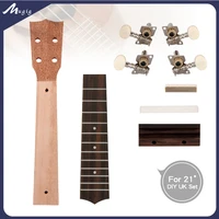 21 23 26 inch ukelele rosewood diy ukulele accessory for soprano concert tenor string instruments ukulele neck fretboard kit