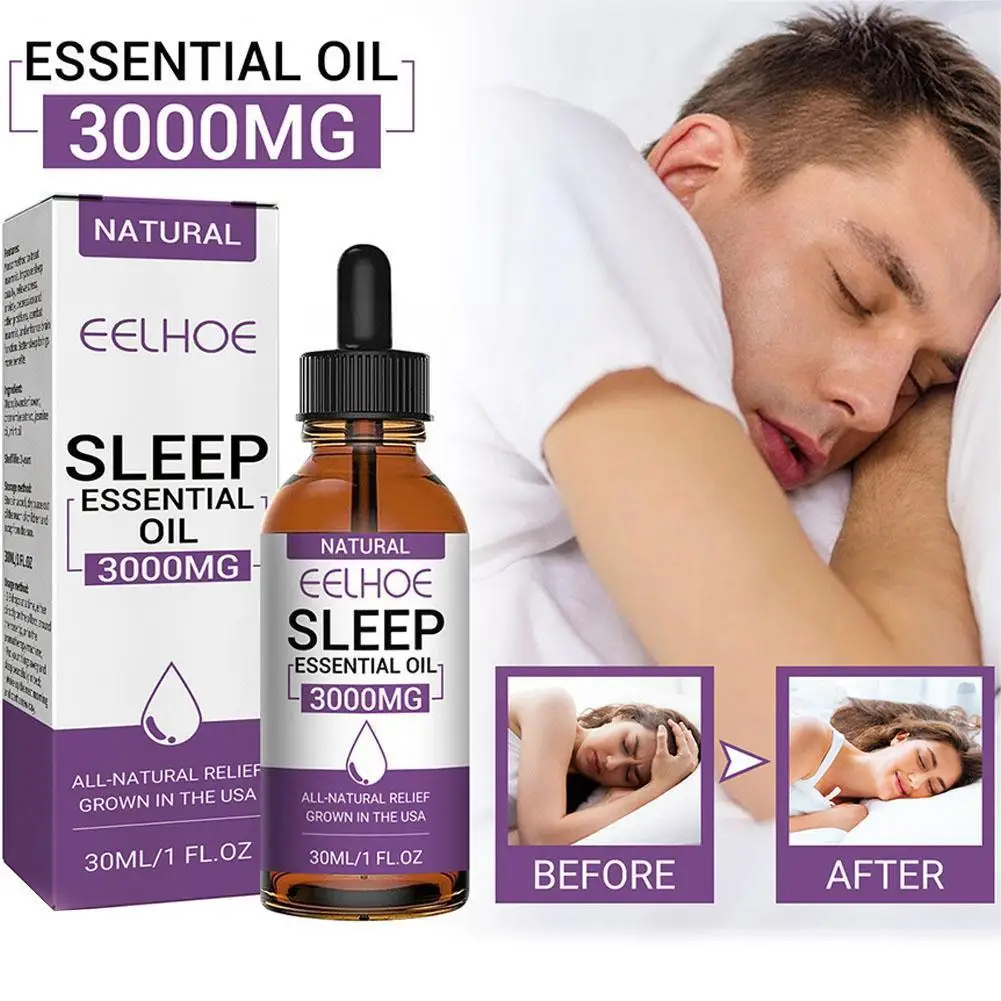 

30ml Sleep Aid Essential Oil Lavender Soothing Mood Relieve Insomnia Relax Improve Aid Oil Sleep Aromatherapy Anxiety Laven O2N3