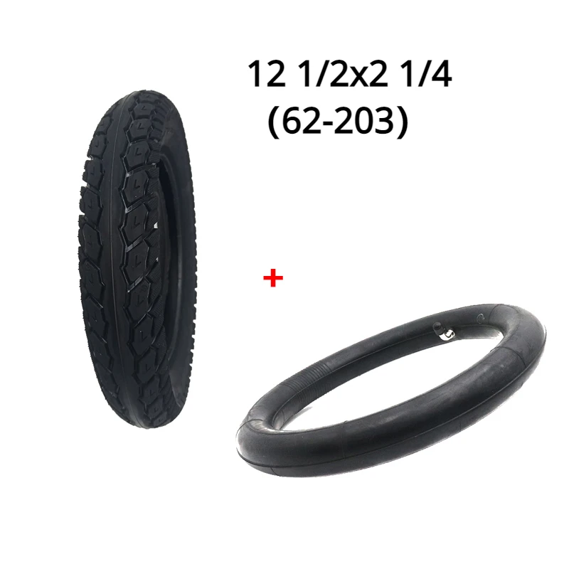 

12-дюймовая шина 12 1/2 X 2 1/4 (62-203) подходит для многих газовых электрических скутеров и электронных велосипедов. Колесо 12 1/2X2 1/4 и внутренняя трубка.