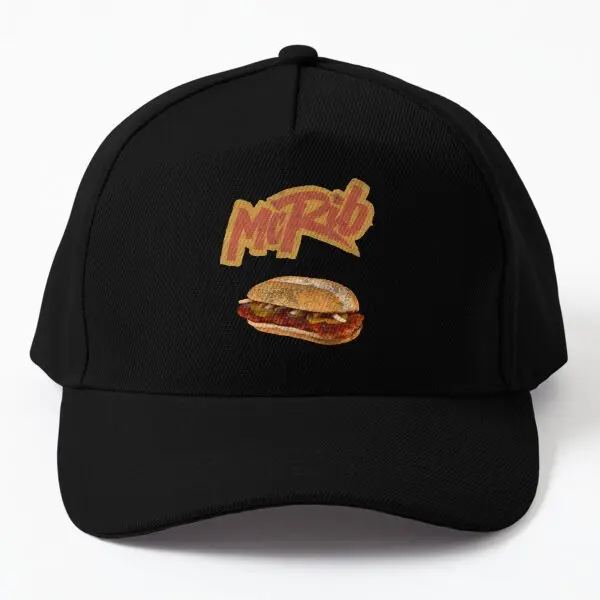 

Retro Mcrib Baseball Cap Hat Spring Women Hip Hop Bonnet Casquette Mens Sun Solid Color Snapback Casual Printed Outdoor Fish