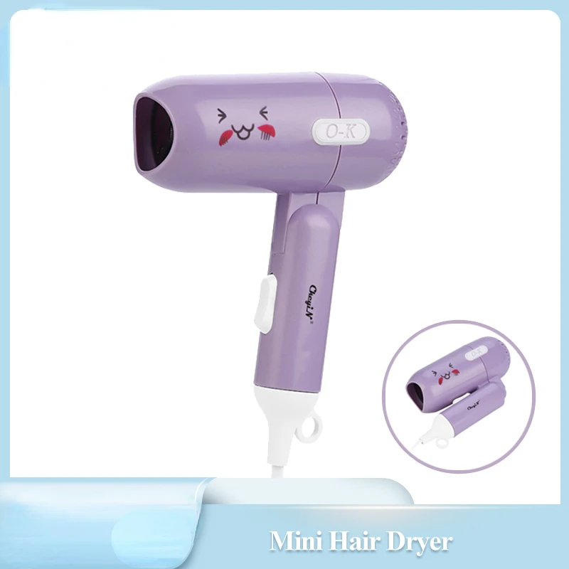 

Mini Portable Foldable Hair Dryer 450W Professional Low Power Dormitory Blow Dryer Barber Salon Styling Tools Travel Home