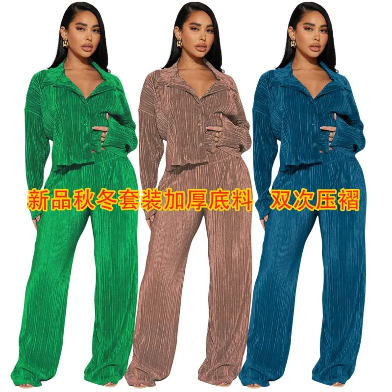 

Bathing Suit Cover Up Beach Wear Dress For Women 2023 New Short Sleeve Pleated Sexy Solid Polyester Bathroom Outlet Summer