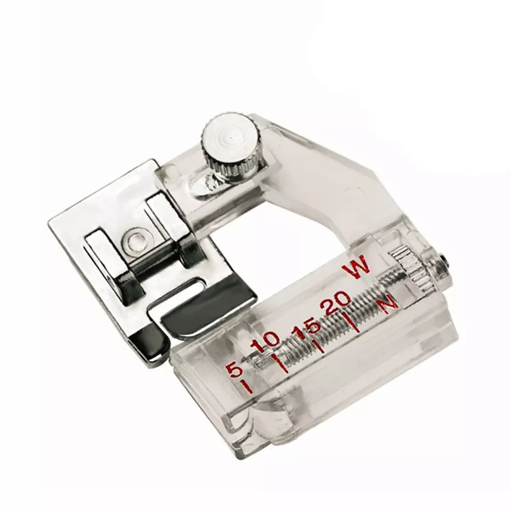 

New ADJUSTABLE BIAS TAPE SNAP ON 6290 BINDER FOOT AJUSTABLE BINDING SNAP-ON BIAS BINDER SEWING MACHINE PART PRESSER FEET AA7011