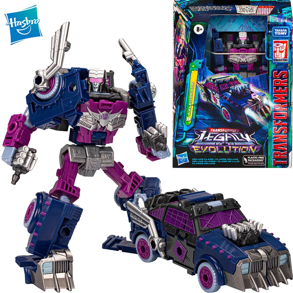 

[In Stock] Hasbro Transformers Legacy Evolution Deluex Class Axlegrease Action Figure Collectible Model Autobots Toy Gift F7199
