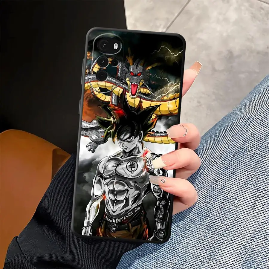 Фото Чехол Anime D-Dragons B-Balls для Motorola Mot G50 G53 G30 G60s G71 G51 G73 G60 Edge 20 Pro 30 Lite G32 G22 Edge40 G52 Черный Мягкий №3