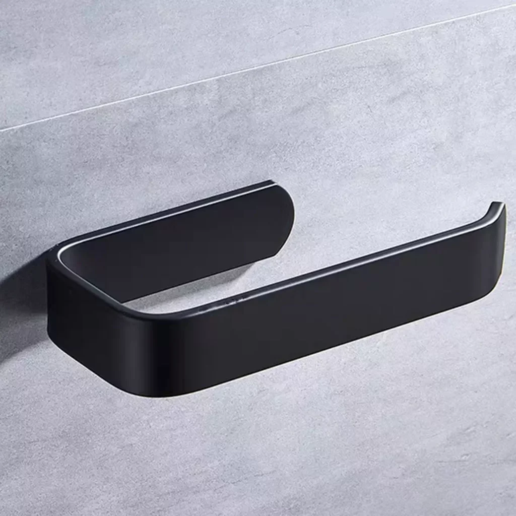

2022New Toilet Paper Holder Tissue Rack Wall Mounted Bathroom Roll Holder Paper Tissue Rack Hook Kitchen Hanger Punch-free