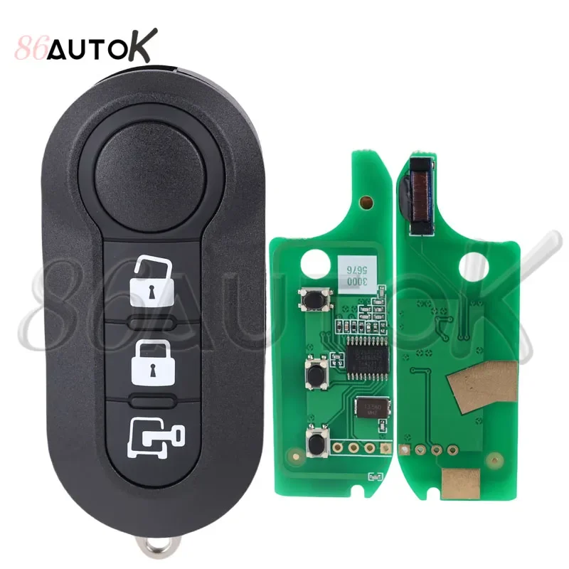 

Дистанционный ключ от машины для Fiat 500 Ducato Doblo Qubo MPV Punto Bravo Grande Citroen Jumper Peugeot Boxer Delphi & Marelli 433,92 ID46