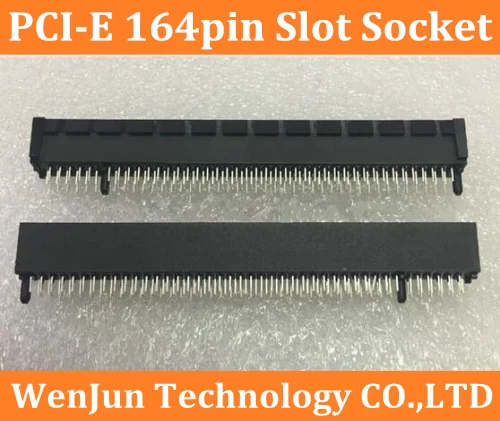 Оригинальная настольная материнская плата PCI-E 164P слот видеокарта pin разъем Черный