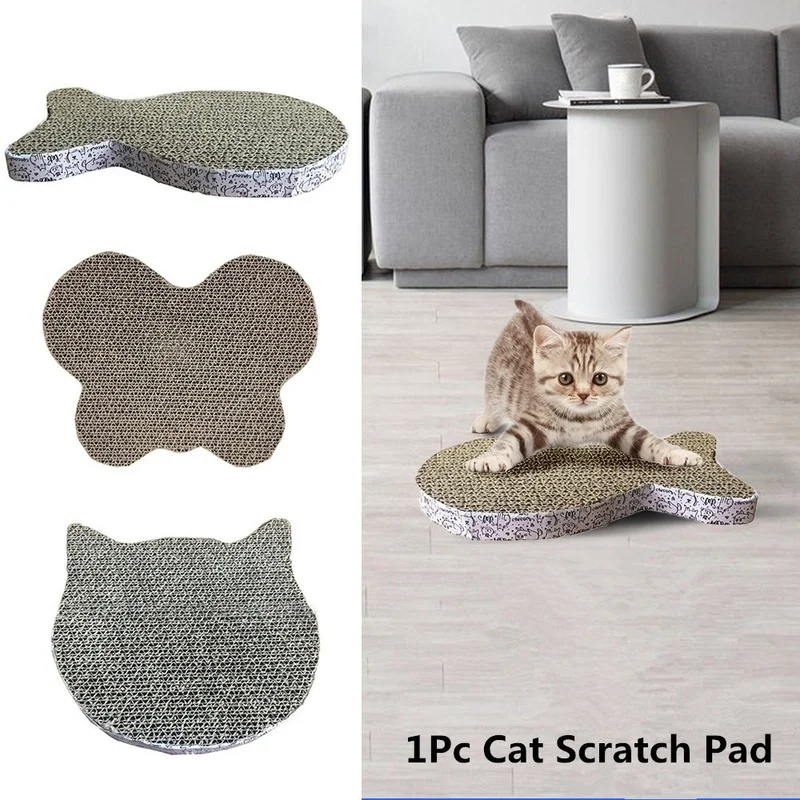 

Cat Scratch Board Pad Wear-resistant Scratching Posts Kitten Corrugated Paper Pad Cat Toys Grinding Nail Scraper Mat Pet cat Toy