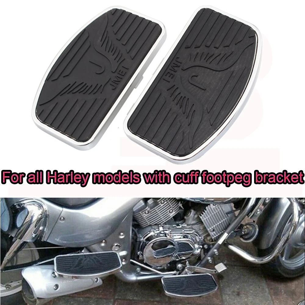 

Motorcycle accessories Adjustable Rear Passenger Floorboard Footboards Footrest For Harley Sportster 883 1200 Dyna ZORBYZ