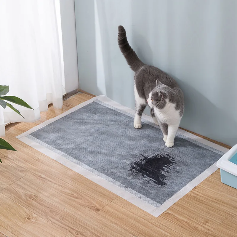 

Dog Pee Pad Bamboo Charcoal Deodorant Absorbent Urine Nappy Mat Pet Diapers Disposable Dog Toilet Nappy Mat Dog Cleaning Cushion