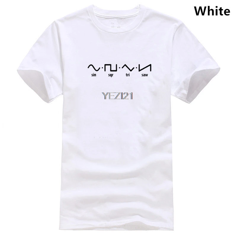 Sin Sqr Tri Saw T Shirt Top Fourier Math Mathematics Nerd Geek School Science Fashion Short Sleeve Black T-shirt
