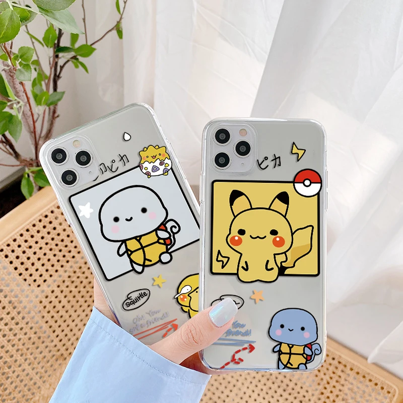 Чехол с аниме покемоном для Xiaomi Mi Poco X3 NFC 11T 11 10T Note 10 Lite Pro F3 M3 A3 Redmi 11S 9 S 8 8T 7 5 9C 9T Coque |