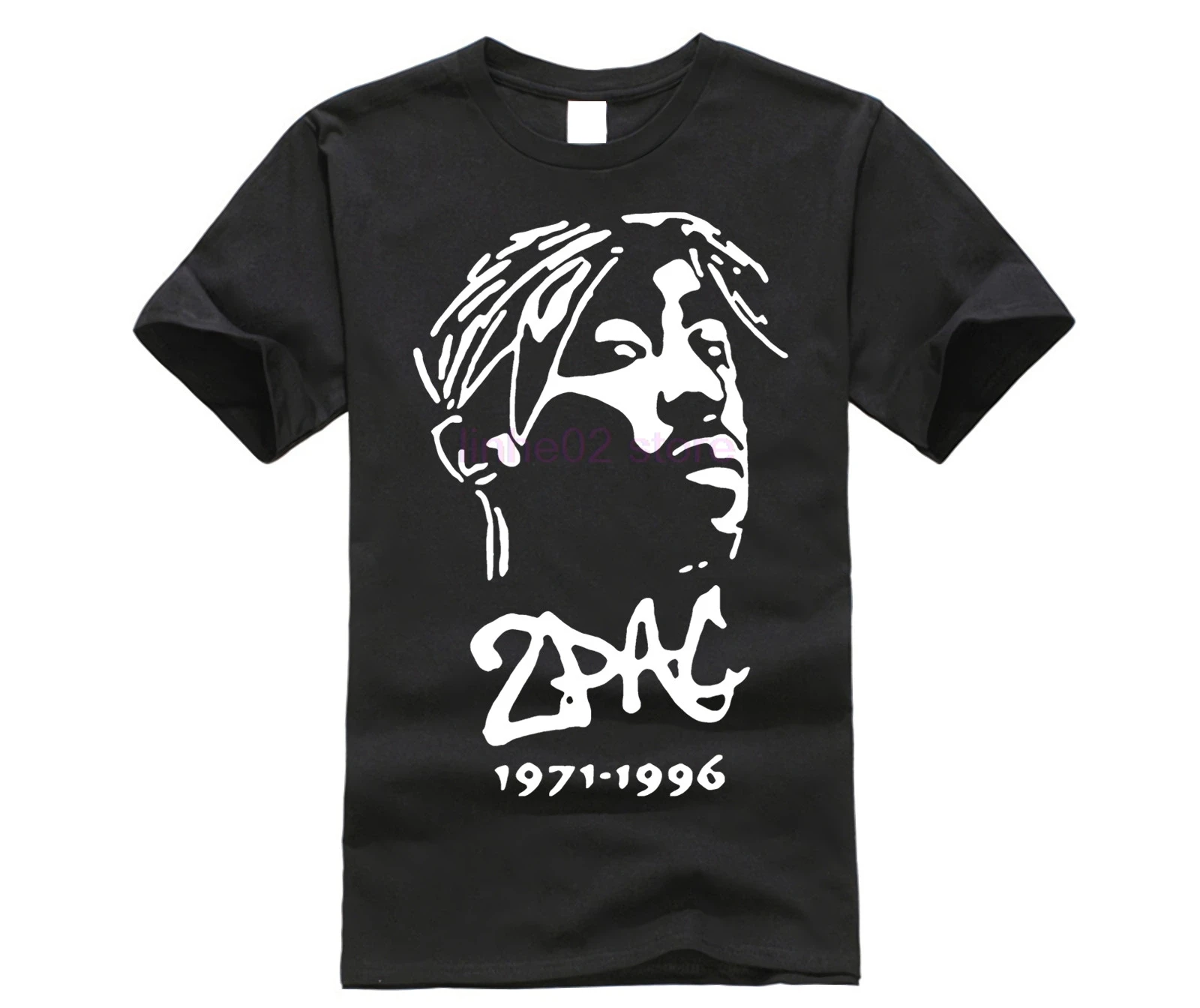 

Футболка 2pac в стиле хип-хоп, Мужская хлопковая футболка, летний топ, одежда, футболка с коротким рукавом, Тупак, хип-хоп