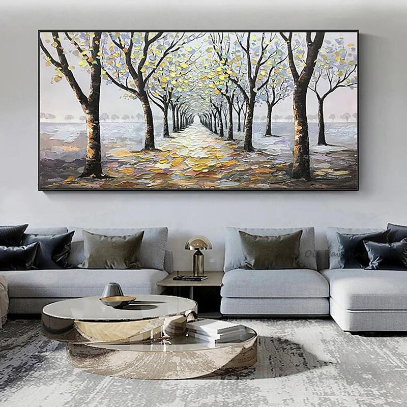 Картина маслом &quotДеревья&quot Noom