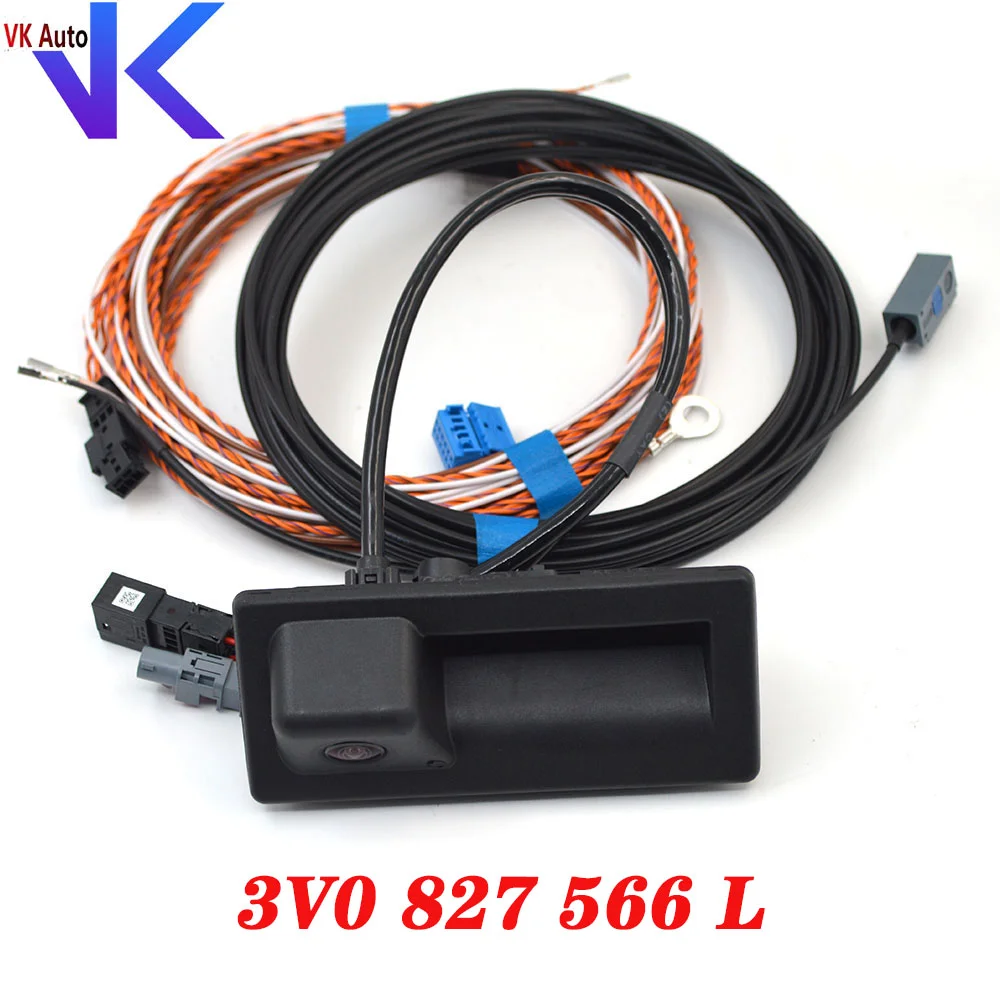 

Для Audi A4 B9 3V0 827 566 L Камера заднего вида с ручкой багажника с линией управления высокой линией 3V0827566L