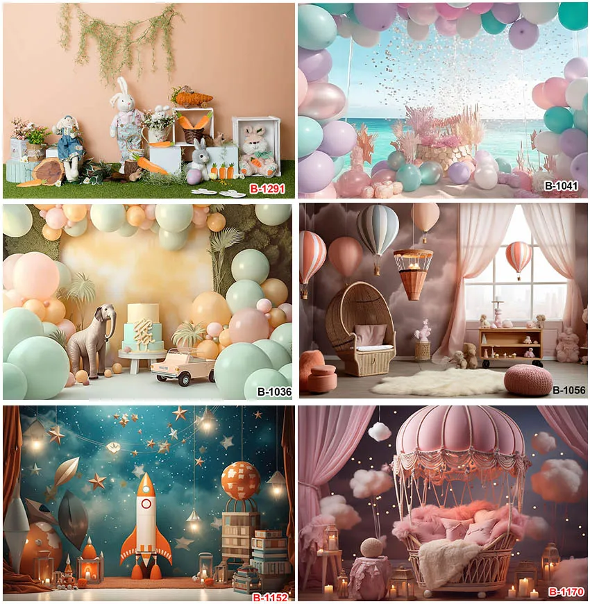 

Воздушные шары Декор для дома фоны с животными детский душ семейный портрет день рождения Вселенная Мальчик Дети декорации баннер
