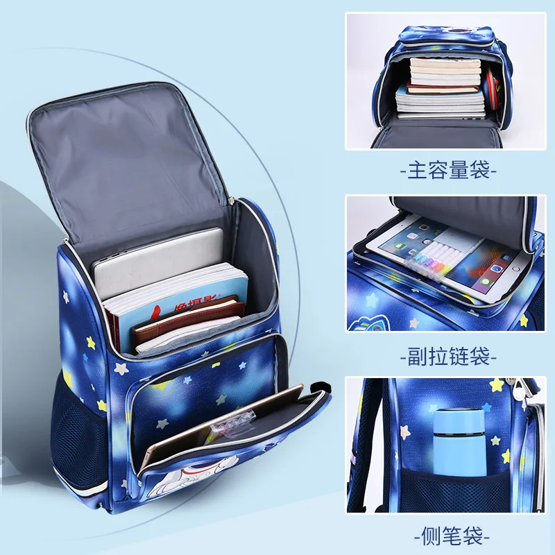 Girls Rabbit Boys Astronaut Dinosaur Cartoon Backpacks New Children Fashion High-capacity Breathable School Bags for Travel Hot