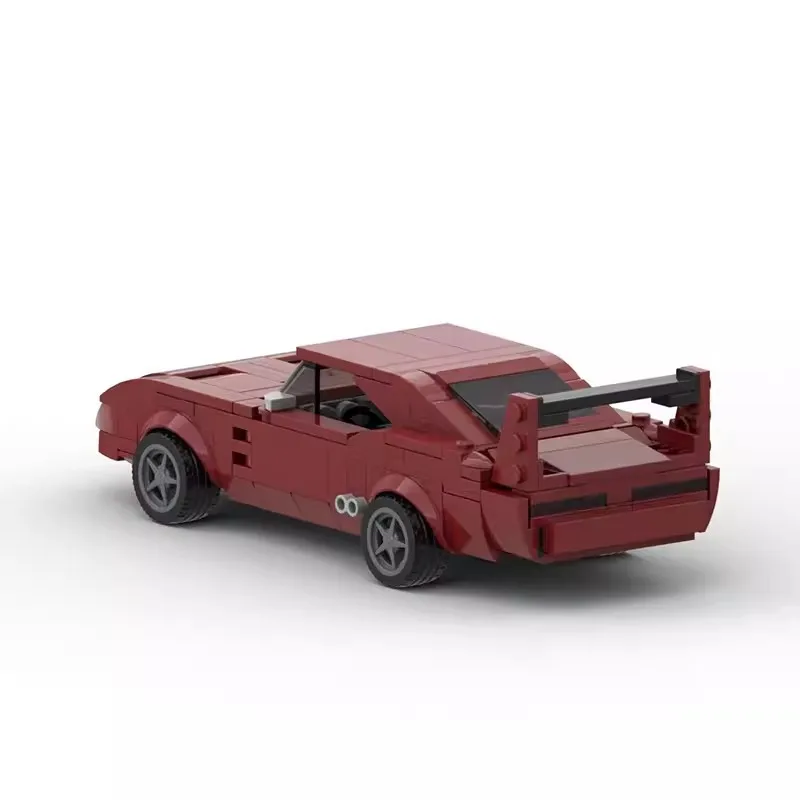 Конструктор MOC Speed Champion Dodge Charger Daytona Форсаж технический автомобиль город гоночный