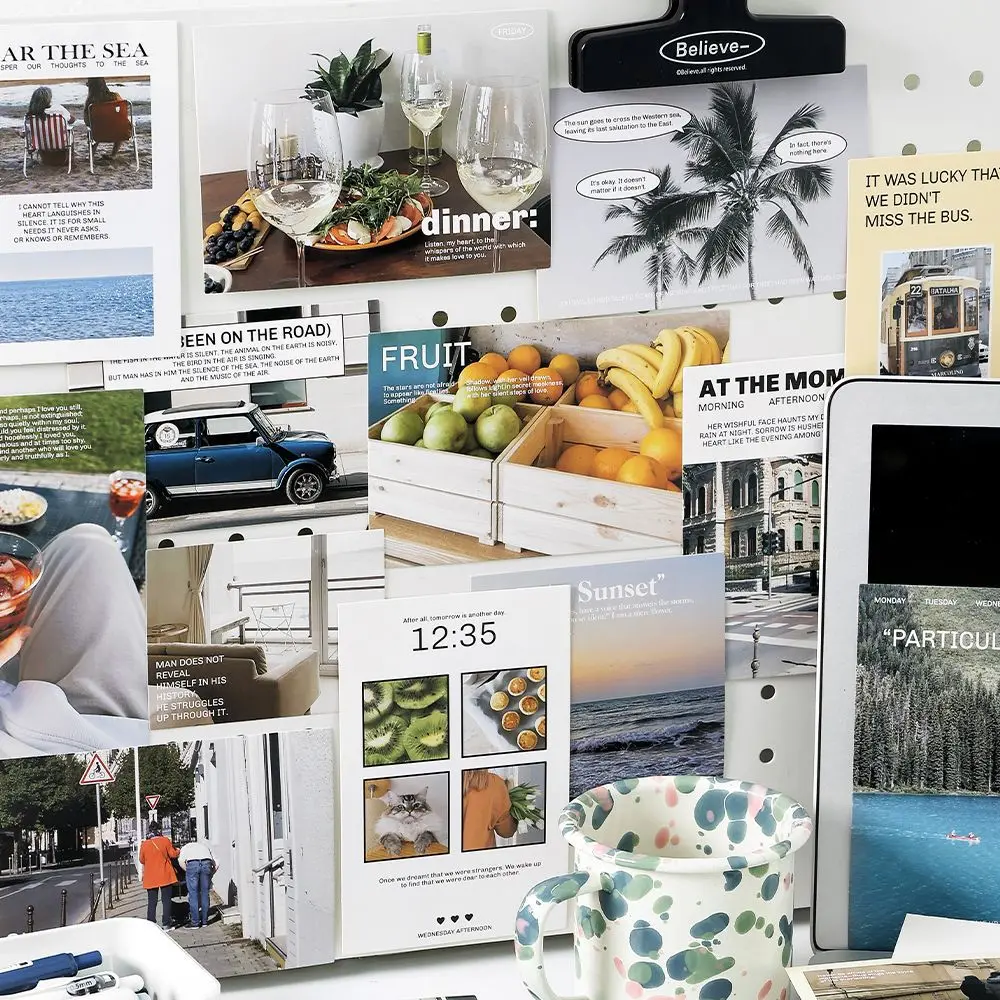 

15pcs/lot Memo Pads Material Paper state of mind Journal Scrapbooking paper Card Background Decoration Paper stationery
