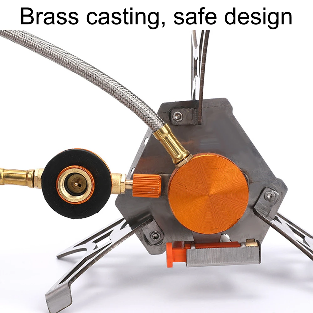 Газовая плита 5800 Вт газовая с 3 головками походные поездки удобная эффективная