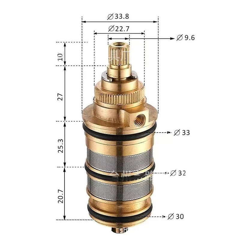 

Латунный термостатический картридж HOTAAN YT-5143