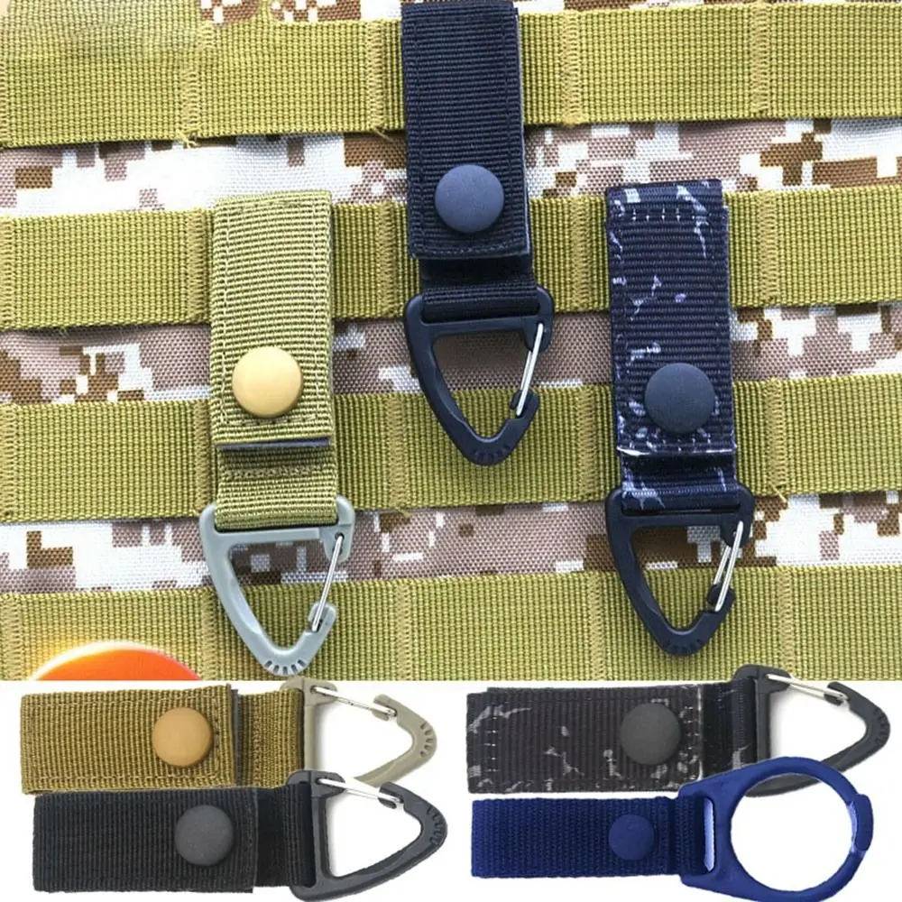 

Nylon Outdoor Tactical Tools New 5 Styles Molle Ribbon Webbing Buckle Climbing Carabiner Outdoor Tool