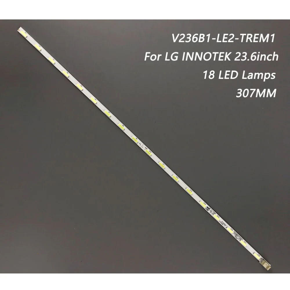 LED Backlight strip 18 lamp for LG INNOTEK 23.6 inch 24MT45D 22MA31D 24MT47D-PZ 24MT40D 24E510E V236B1-LE2-TREM11 V236BJ1-LE2