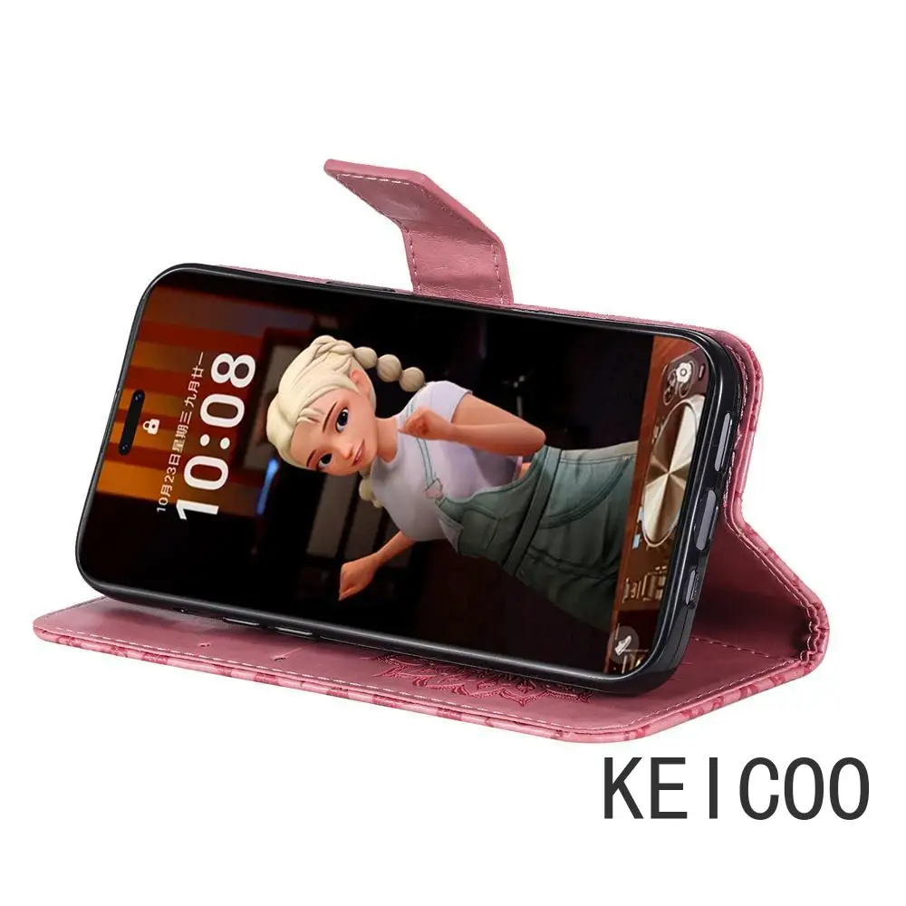 Многофункциональный чехол для телефона с тиснением в стиле ретро Honor Magic5 Magic6 Magic7