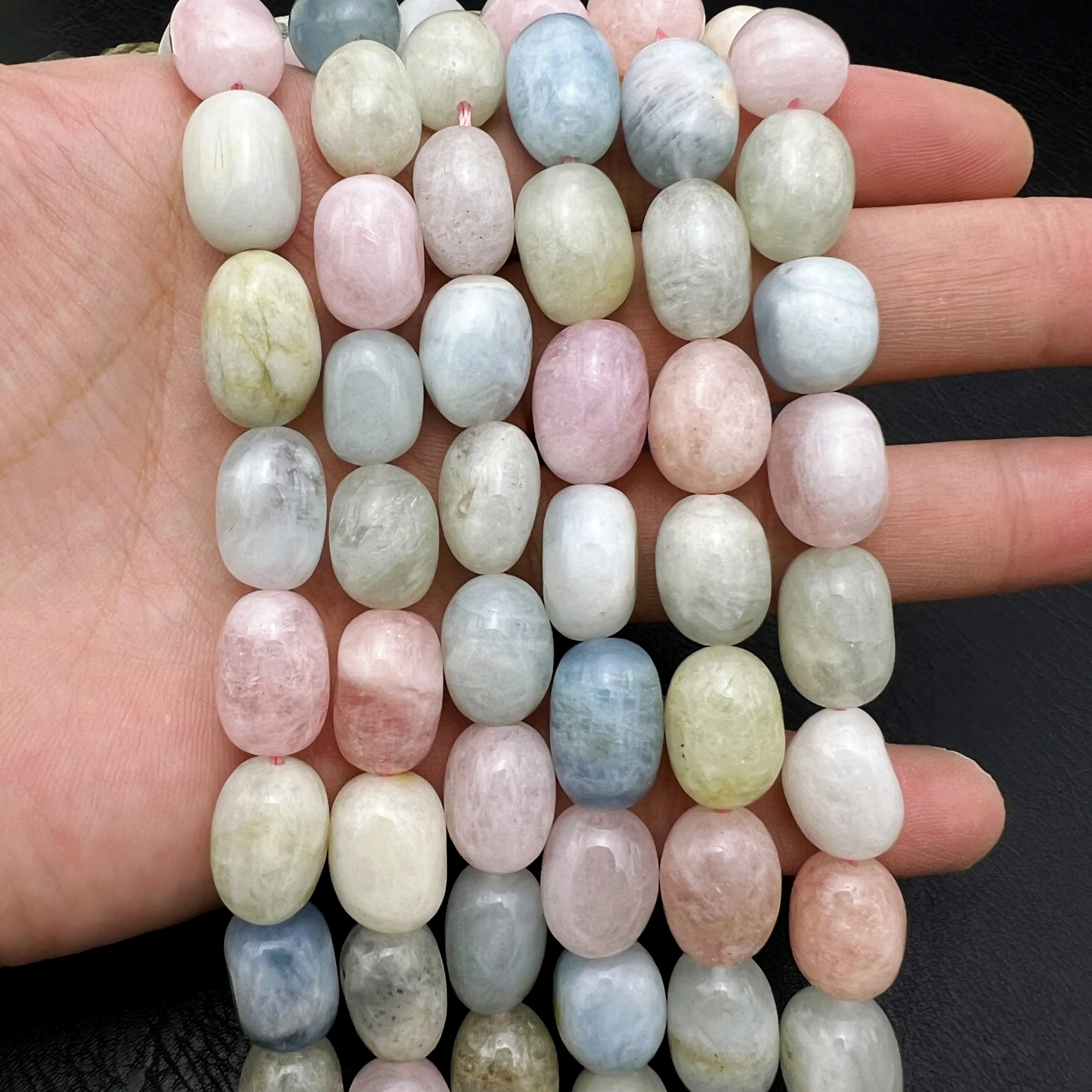 Бусины из морганита берилла воробьевита MARUCOL