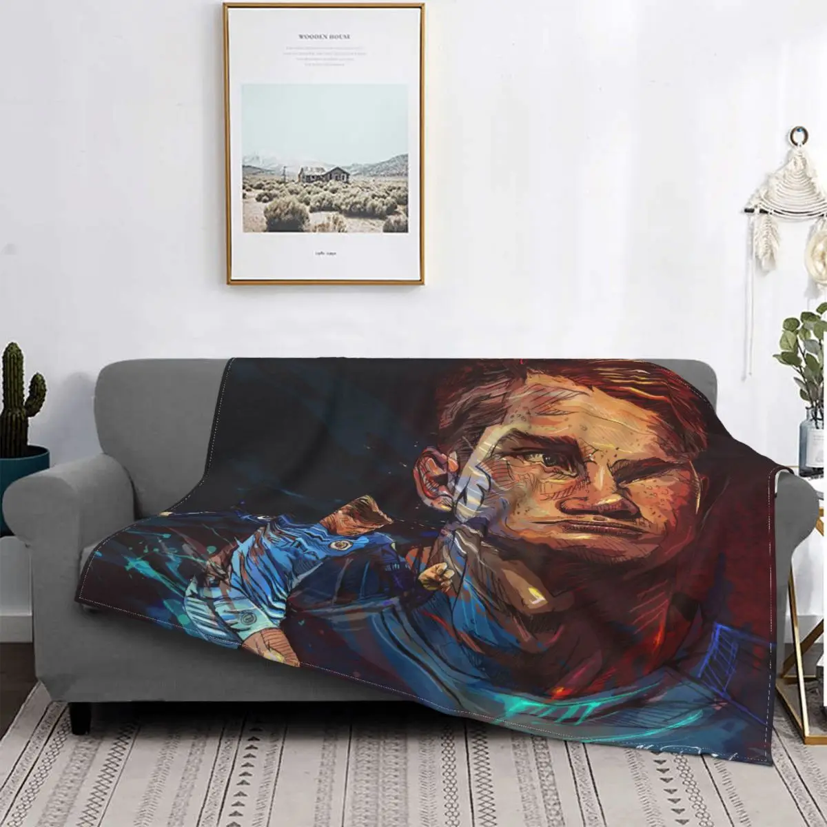 Флисовое одеяло Kevin De Bruyne An