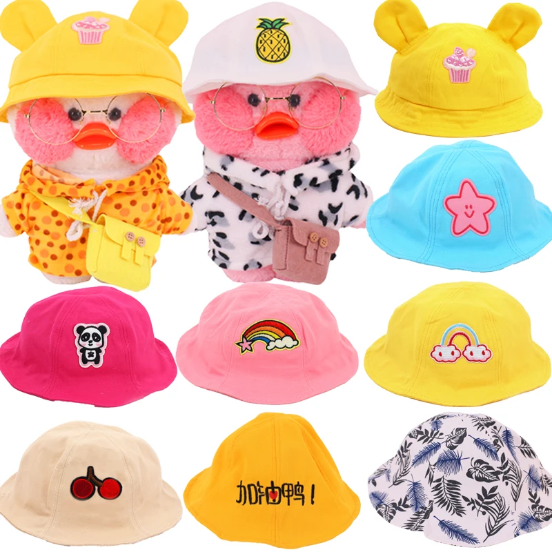 

30CM Multicolor Net Red Hyaluronic Acid Duck Hat Little Yellow Duck Plush Toy Wear Match Decorate Good Friend's Birthday Gift