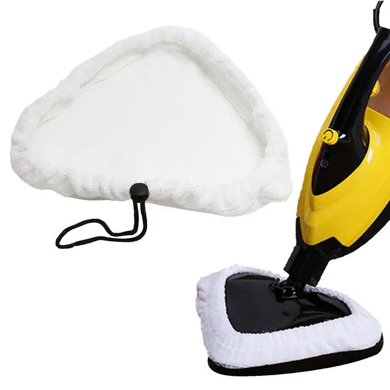 

Microfiber Steam Mop Pads Replacement Pads Compatible With H20 Mop X5 Triangle Washable Steam Mop Pads Microfibre Cloth.