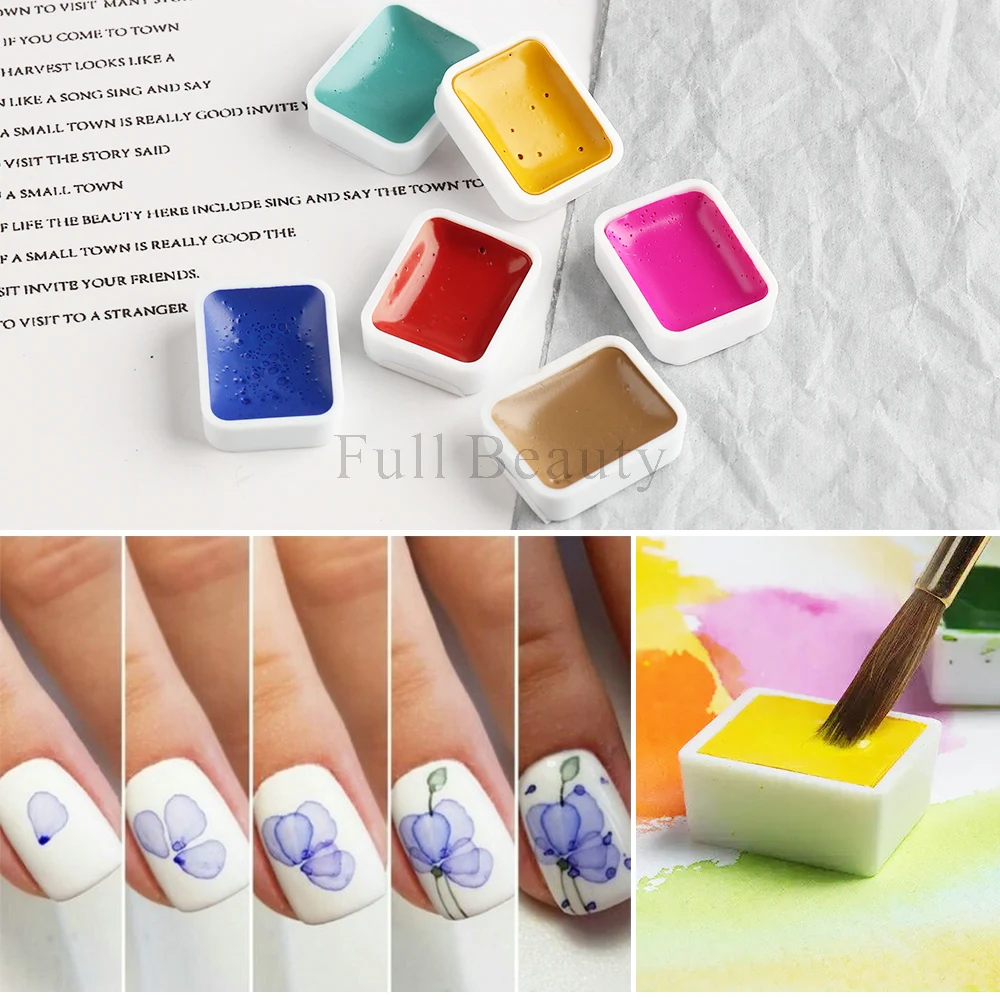 Гель-лак для ногтей профессиональный 6 цветов |