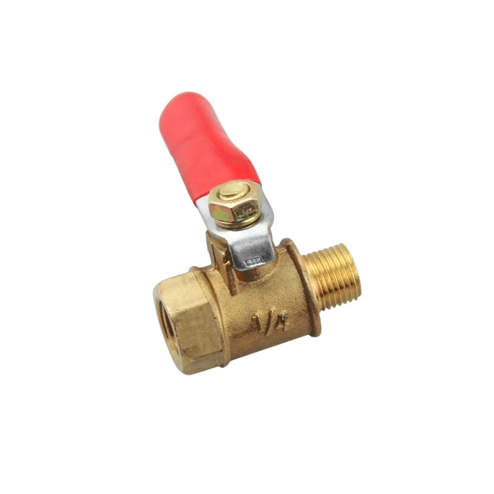

1/2/3/5 Brass Ball Valve with Rotary Handle Dual Ends Hose Connector Switch Yard Irrigation System Washing Fitting 1/8 Inch