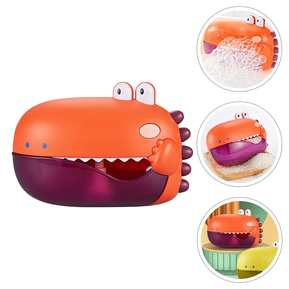 

Dinosaur Bubble Machine Indoor Playset Automatic Maker Kids Festival Gift Electronic Component Plaything Toy Baby Child