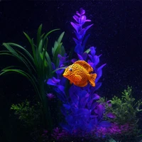 1pc glow in the dark artificial aquarium goldfish ornament fish tank jellyfish for garden ornament fish tank decoration