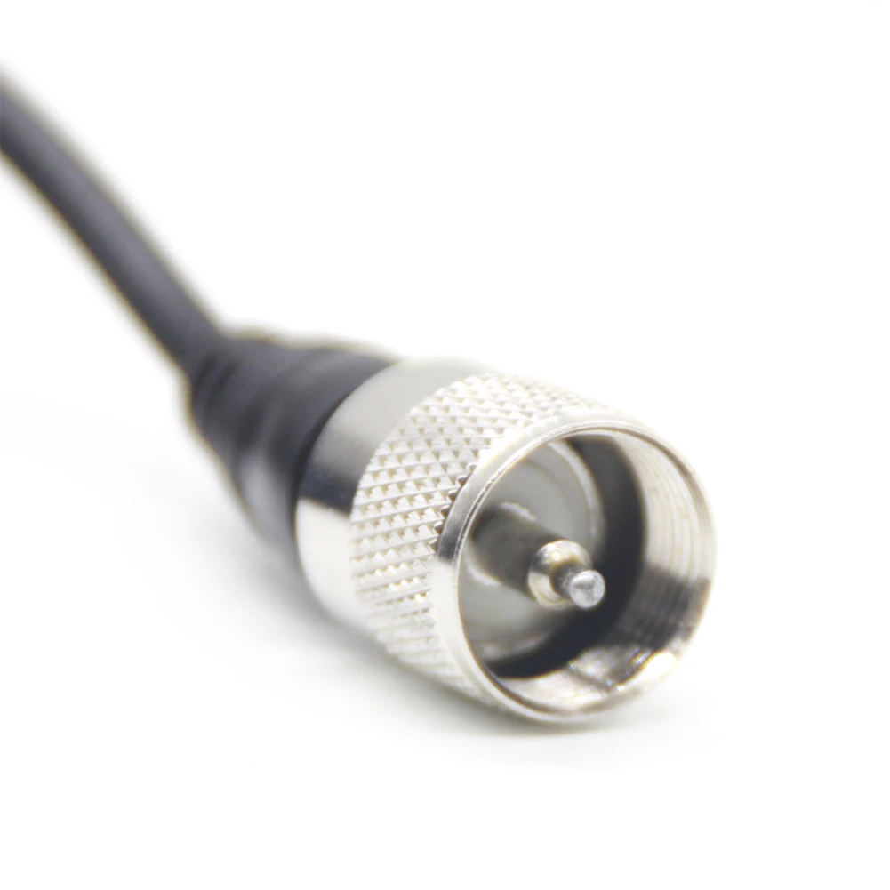 Gtwoilt PL-259 to N SMA BNC Shark Fin Design VHF UHF 144/430Mhz Dual Band Antenna for QYT KT-7900D 8900 BJ-328 BJ-318 BAOFENG