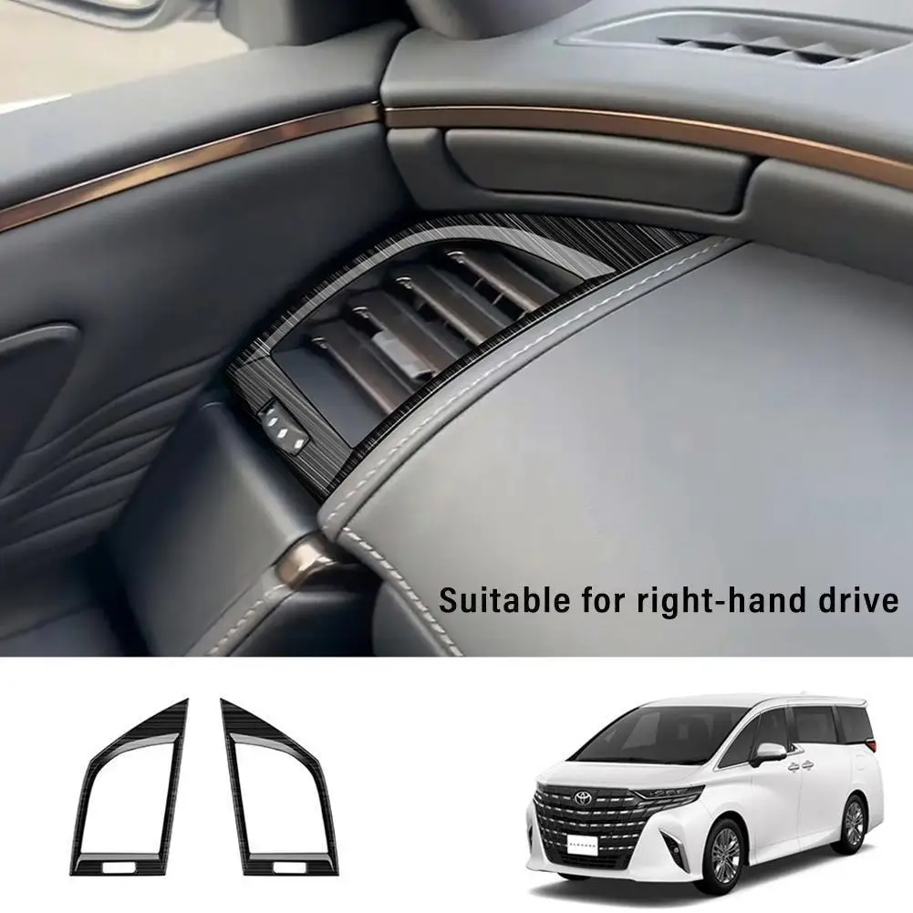 

For Toyota Alphard 40 Series 2023+ interior Accessories amrest cover control window glass lift door bowl handle cover panle O4M0