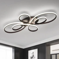 postmodern energy led ceiling lamp ring oval switch saving lamps living room decora bedroom hotel indoor ceiling light fittings