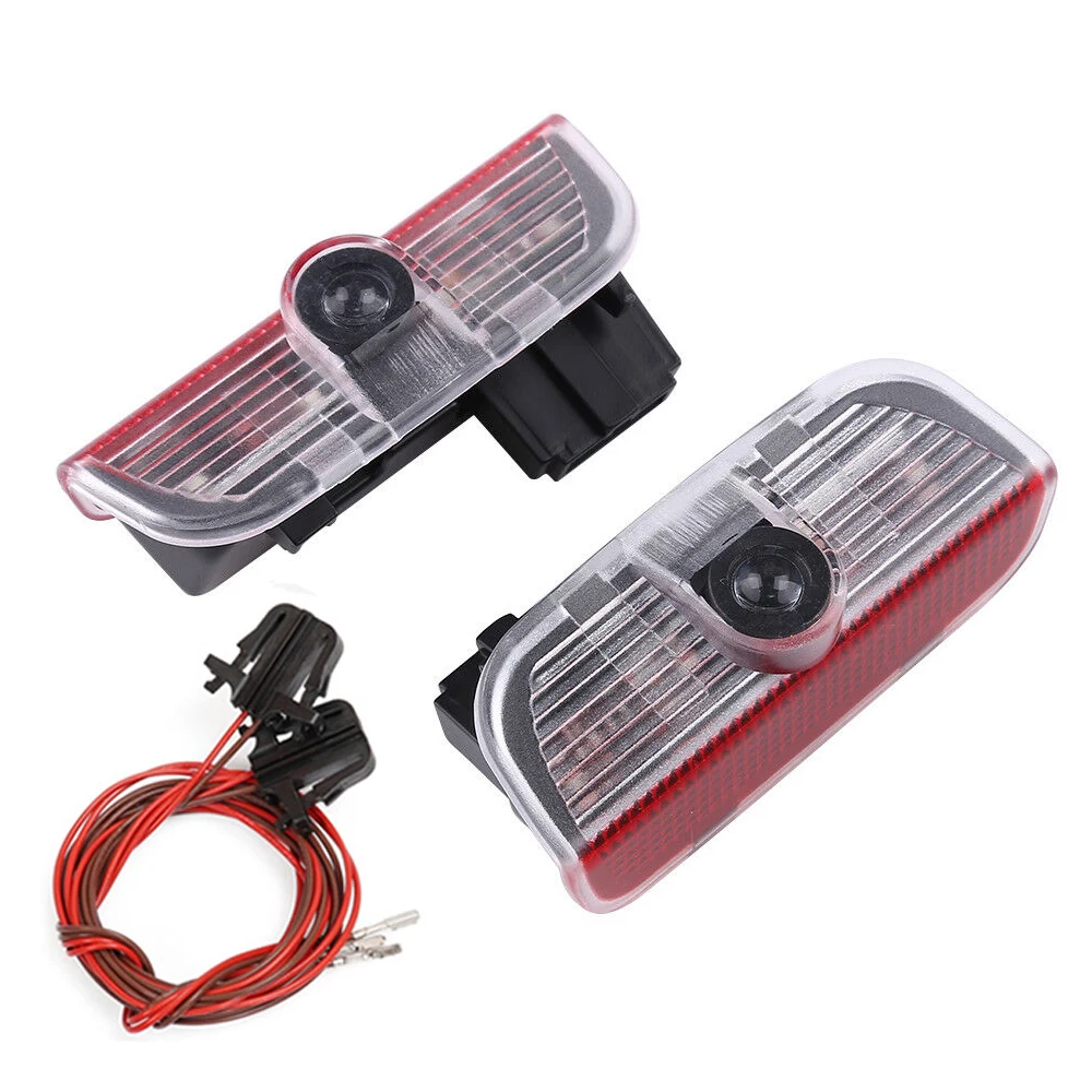 

2PCS Car LED Decorative Door Light Welcome Projector Lamp For VW Passat B6 B7 Sharan CC Golf 5 6 7 Jetta Scirocco 3 Tiguan EOS