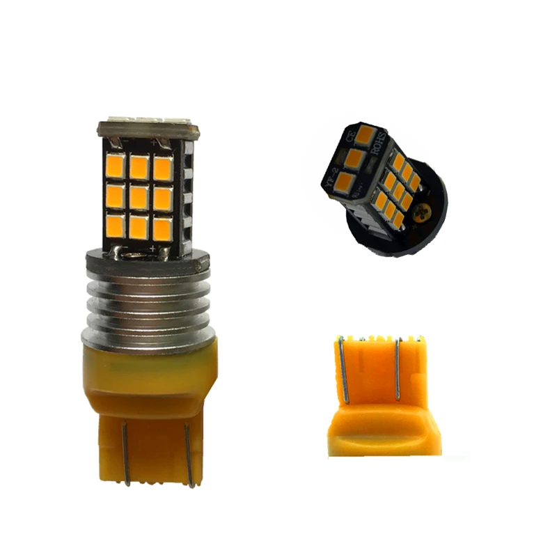 Белый 12В 24В T20 7443 w215 Вт 2835 21SMD Светодиодная лампа для автомобильного стоп-сигнала заднего хода автомобильная лампа 2 шт (art.: 7a470058f) - 7a470058f