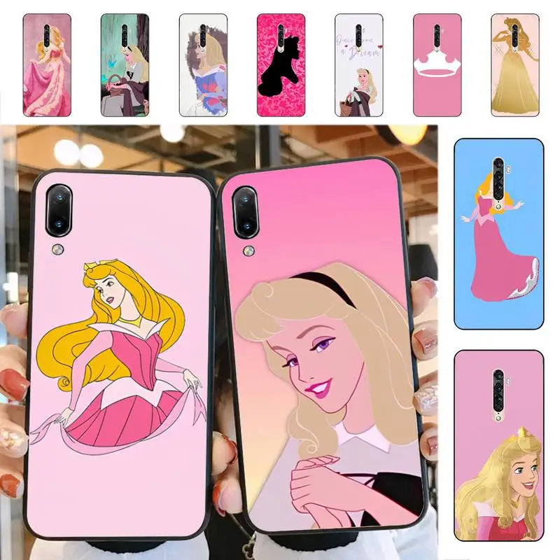 

Disney Sleeping Beauty Aurora Princess Phone Case for Vivo Y91C Y11 17 19 17 67 81 Oppo A9 2020 Realme c3